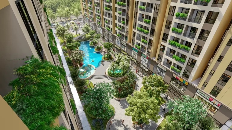 Vườn cảnh quan — Bcons Central Park